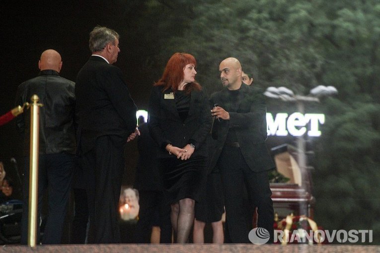 Церемония прощания с Павлом Шереметом в Киеве