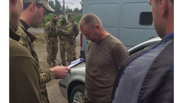 Задержание заместителя командира 53-й отдельной механизированной бригады ВСУ.