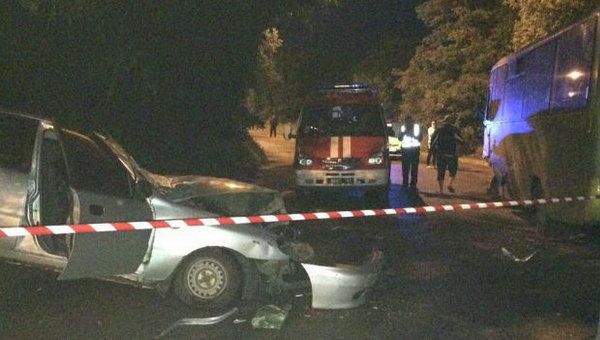 В ДТП с маршруткой в Харькове погибли два человека