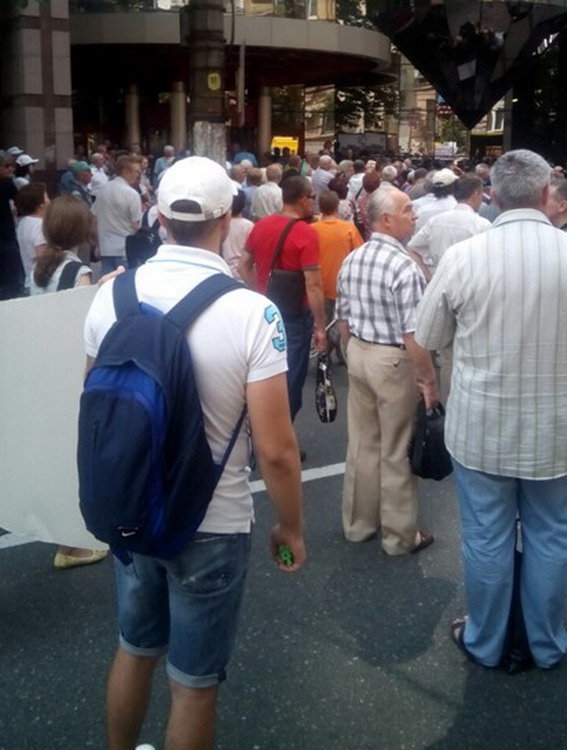 Митинг вкладчиков в Киеве