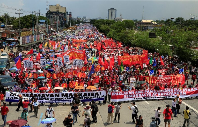 Демонстрации в Маниле