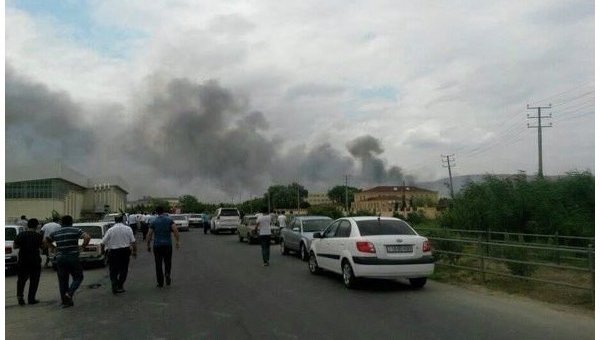 Взрыв на оружейном заводе в Азербайджане