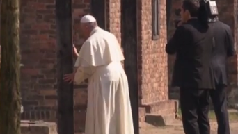 Папа римский в Освенциме