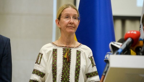 Исполняющая обязанности министра здравоохранения Украины Ульяна Супрун