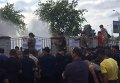 Столкновения торнадовцев и полиции под Оболонски райсудом в Киеве