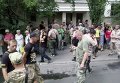 Митинг бойцов расформированной спецроты Торнадо под Оболонским райсудом Киева