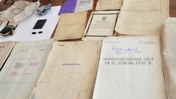 Уникальные документы УПА, изъятые у черных археологов