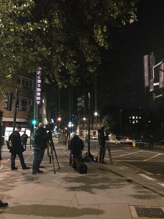 СМИ на месте нападения в центральном районе Лондона
