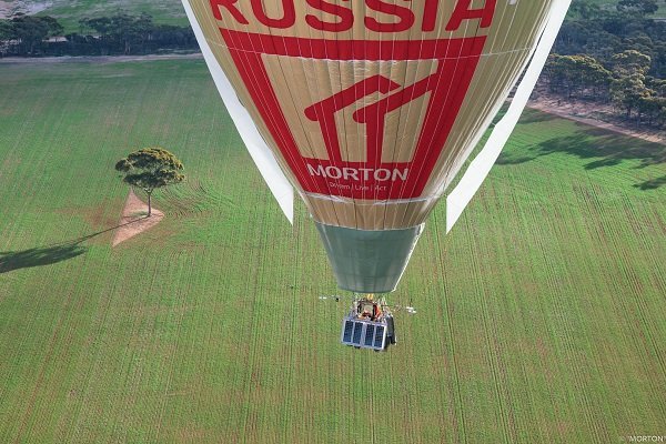Путешественник Федор Конюхов во время кругосветного путешествия на воздушном шаре