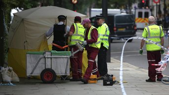 Полиция на месте резни в Лондоне