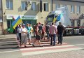 Акция протеста во Львовской области в Куликово