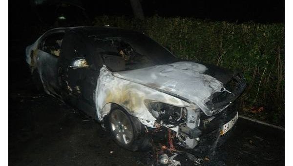 В Киеве подожгли автомобиль адвоката