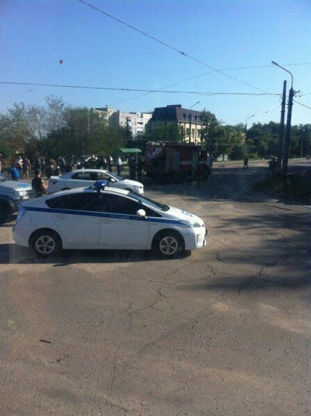 На месте взрыва автомобиля главы ЛНР Плотницкого