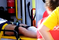 Медики уронили французского гимнаста, сломавшего ногу на Олимпиаде