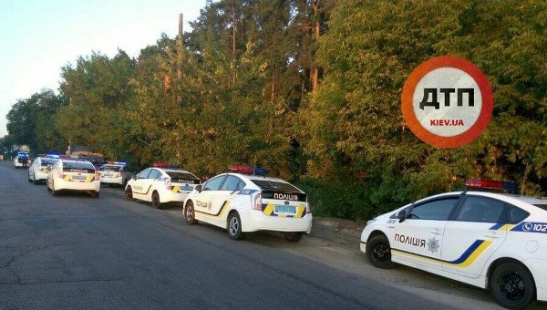 Восемь полицейских автомобилей в Киеве в воскресенье, 7 августа, участвовали в погоне за водителем Audi A6