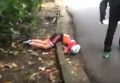 Трагическое падение велосипедистки из Нидерландов в Рио (18+). Видео