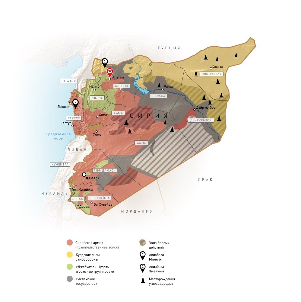 Гуманитарная операция РФ в Сирии. Инфографика