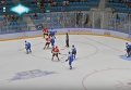 Хоккеист Барыса (Астана) Дамир Риспаев побил сразу 4 игроков китайского клуба Куньлунь Ред Стар