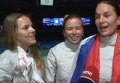 Первое интервью российских саблисток после победы в Рио. Видео