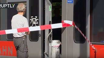 В Швейцарии неизвестный напал на пассажиров поезда