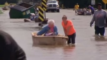 В США штат Луизиана ушел под воду. Видео