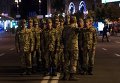 Ночная репетиция военного парада на Крещатике