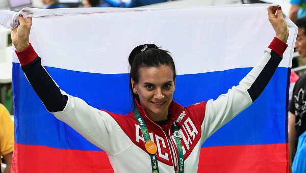 Двукратная олимпийская чемпионка по прыжкам с шестом Елена Исинбаева