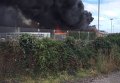 Пожар в английской школе. Видео