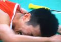 Рыдания счастья китайского бадминтониста после победы на ОИ. Видео