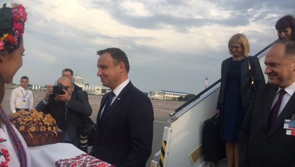 Президент Польши Анджей Дуда прибыл в Киев