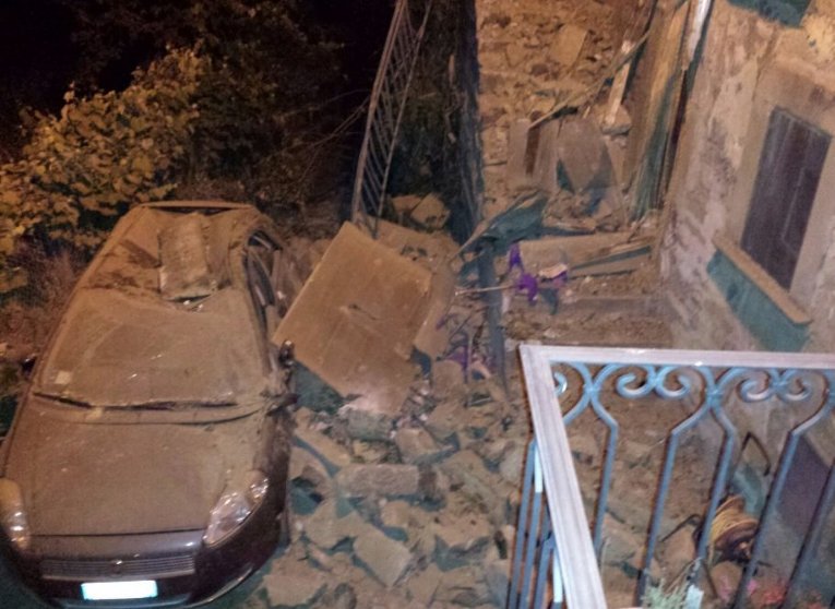 Землетрясение в итальянском городе Аккумоли