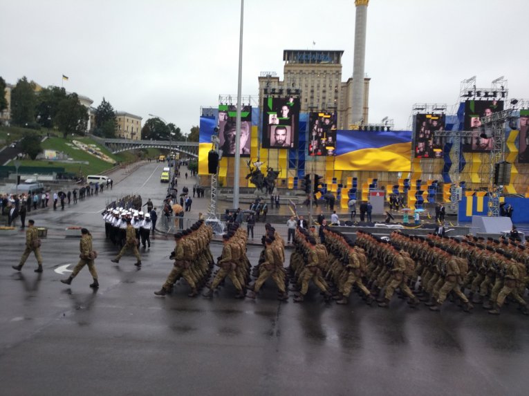 Военный парад в Киеве в честь 25-летия независимости