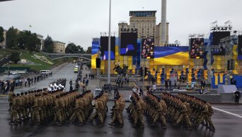 Военный парад в Киеве в честь 25-летия независимости