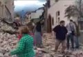 Разрушения в итальянском Аматриче после землетрясения