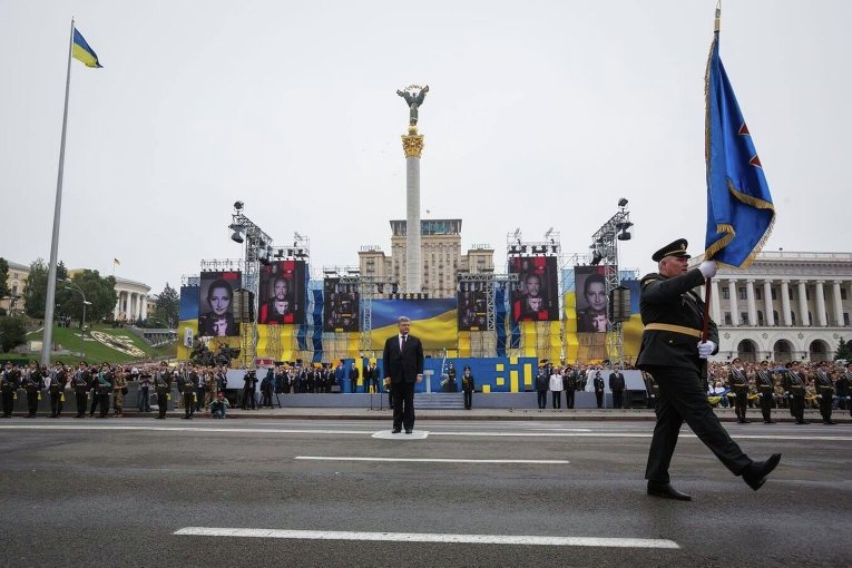 Военный парад в Киеве 24 августа 2016 года