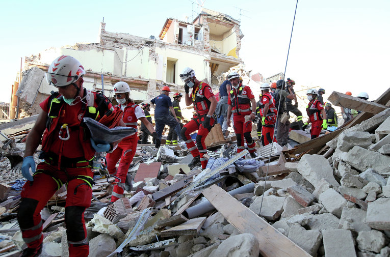 Землетрясение в Риме