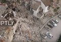 Разрушенный землетрясением итальянский город засняли с беспилотника. Видео