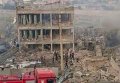Взрыв начиненного взрывчаткой грузовика в городе Джизра провинции Ширнак на юго-востоке Турции
