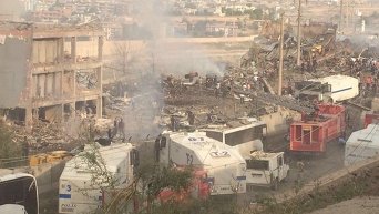 Взрыв заминированного грузовика в турецком городе Джизре