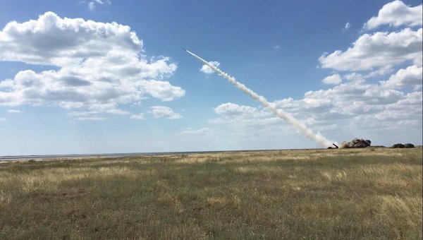 Испытание новых украинских ракет
