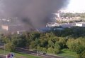 Пожар на складе типографии в Москве