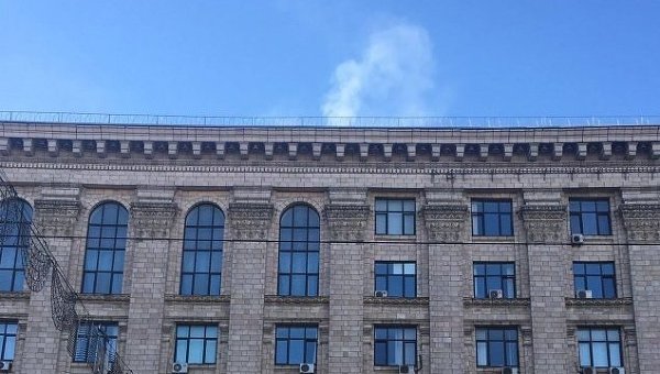 В здании Минагрополитики в Киеве произошел пожар