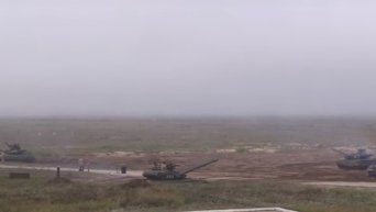 ВСУ провели танковый биатлон. Видео