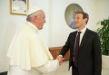 Встреча Папы Римского Франциска и основателя социальной сети Facebook Марка Цукерберга
