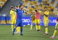 Тренировка сборной Украины по футболу перед стартом в квалификации ЧМ-2018