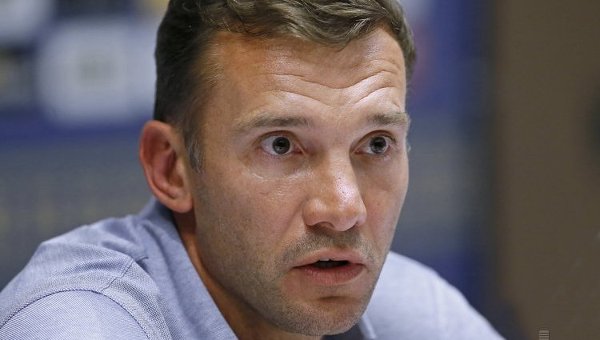 Главный тренер сборной Украины по футболу Андрей Шевченко