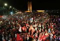 Манифестации против импичмента Роуссефф в Бразилии