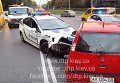 Кадры ДТП с участием полиции в Киеве. Видео