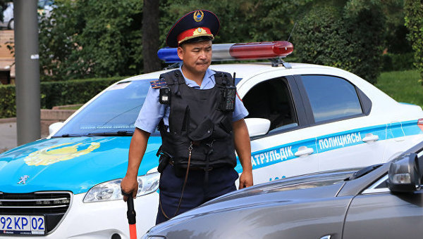 Полиция Казахстана. Архивное фото