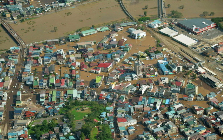Последствия тайфуна Лайонрок в Японии